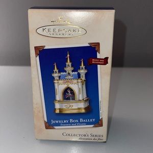 Jewelry Box Ballet Hallmark Christmas Ornament 2002